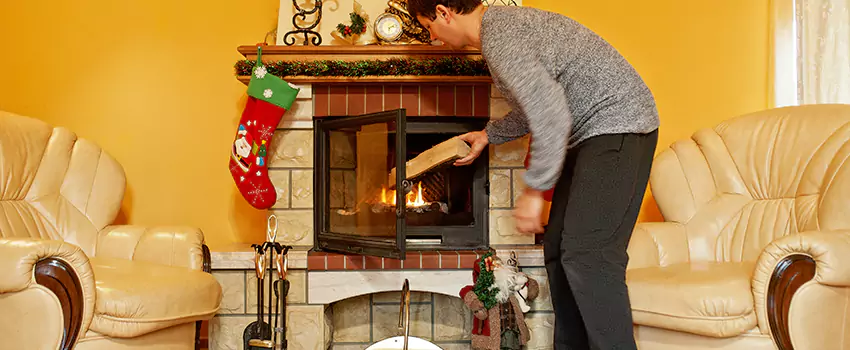 Gas to Wood-Burning Fireplace Conversion Services in South Burlington, Vermont