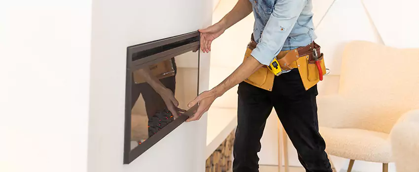 Metal Fireplace Installation in South Burlington, Vermont