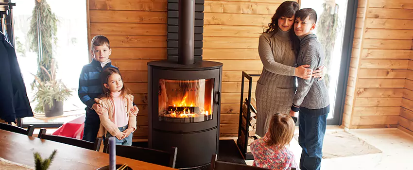 Morso Cast Iron Fireplace Insert Installation in South Burlington, Vermont