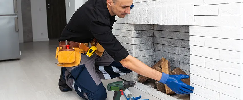 Fireplace Damaged Damper Frame Repair Services in South Burlington, Vermont